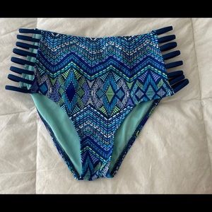 high waisted bathing suit bottoms
